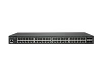 SonicWall Switch SWS14-48 - Conmutador - Gestionado - 48 x 10/100/1000 + 4 x 10 Gigabit SFP+ - montaje en rack - con 1 año de soporte 24x7 02-SSC-8380