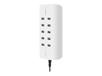 Belkin ROCKSTAR - Estación de carga - 120 vatios - 10 conectores de salida (10 x USB Tipo A de 4 patillas) B2B139VF