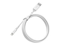 OtterBox Standard - Cable Lightning - Lightning macho a USB macho - 2 m - blanco nube de sueños - para Apple iPad/iPhone/iPod (Lightning) 78-52629