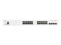 Cisco Business 350 Series 350-24T-4G - Conmutador - L3 - Gestionado - 24 x 10/100/1000 + 4 x SFP - montaje en rack CBS350-24T-4G-EU