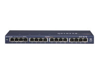 NETGEAR GS116 16 Port Gigabit Desktop Switch - Conmutador - 16 x 10/100/1000 - sobremesa GS116GE