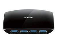 D-Link DUB 1340 - Hub - 4 x SuperSpeed USB 3.0 - sobremesa DUB-1340