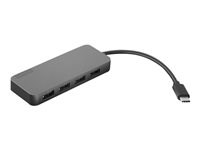 Lenovo USB-C to 4 Port USB-A Hub - Hub - 4 x SuperSpeed USB 3.0 + 1 x USB-C - sobremesa - para Slim 7 Carbon 13; 7 ProX 14; ThinkPad E14 Gen 4; T14s Gen 3; Z13 Gen 1; Yoga Slim 7 Pro 14 4X90X21427