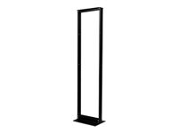 APC NetShelter 2 Post Open Frame Rack - Rack - negro - 45U - 19" - para P/N: SCL500RMI1UNC, SMTL1000RMI2UC, SMTL750RMI2UC, SMX1500RM2UC, SMX1500RM2UCNC AR201