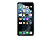 Apple - Carcasa trasera para teléfono móvil - cuero, aluminio mecanizado - azul medianoche - para iPhone 11 Pro Max MX0G2ZM/A?ES