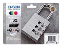 Epson 35XL Multipack - Paquete de 4 - XL - negro, amarillo, cián, magenta - original - cartucho de tinta - para WorkForce Pro WF-4720, WF-4720DWF, WF-4725DWF, WF-4730, WF-4730DTWF, WF-4740, WF-4740DTWF C13T35964010
