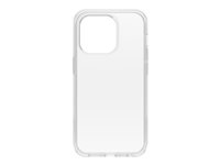 OtterBox Symmetry Series - Carcasa trasera para teléfono móvil - antimicrobiano - compatibilidad con MagSafe - policarbonato, goma sintética, 50 % de plástico reciclado - transparente - diseño estilizado - para Apple iPhone 14 Pro 77-88625