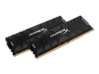 HyperX Predator - DDR4 - kit - 16 GB: 2 x 8 GB - DIMM de 288 espigas - 2666 MHz / PC4-21300 - CL13 - 1.35 V - sin búfer - no ECC - negro HX426C13PB3K2/16