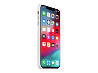 Apple - Carcasa trasera para teléfono móvil - silicona - blanco - para iPhone XS Max MRWF2ZM/A?ES