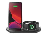 Belkin - Base de carga inalámbrica - 7.5 vatios - negro - para Apple AirPods; AirPods Pro; iPhone 11, 12, 7, 8, SE, X, XR, XS, XS Max; Watch WIZ001VFBK