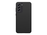 OtterBox React Series - Carcasa trasera para teléfono móvil - poliuretano, policarbonato - negro - para Samsung Galaxy S21 FE 5G 77-85302