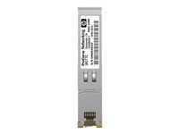HPE X120 - Módulo de transceptor SFP (mini-GBIC) - Gigabit Ethernet - 1000Base-T - RJ-45 - para HP 3100; HPE 10512, 12504, 1910, 3100, 3600, 5500, 5920, 7506; FlexFabric 1.92, 11908 JD089B