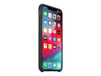 Apple - Carcasa trasera para teléfono móvil - silicona - negro - para iPhone XS Max MRWE2ZM/A?ES
