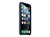 Apple - Carcasa trasera para teléfono móvil - cuero - azul medianoche - para iPhone 11 Pro MWYG2ZM/A?ES