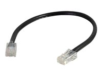 C2G Cat5e Non-Booted Unshielded (UTP) Network Patch Cable - Cable de interconexión - RJ-45 (M) a RJ-45 (M) - 30 m - UTP - CAT 5e - trenzado, uniboot - negro 83050