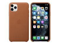 Apple - Carcasa trasera para teléfono móvil - cuero, aluminio mecanizado - montura marrón - para iPhone 11 Pro Max MX0D2ZM/A?ES