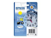Epson 27XL - XL - amarillo - original - blíster con alarma de RF - cartucho de tinta - para WorkForce WF-3620, WF-3640, WF-7110, WF-7610, WF-7620, WF-7715, WF-7720 C13T27144022