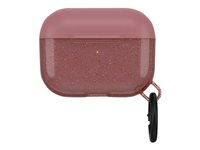 OtterBox Ispra Series - Estuche para auriculares inalámbricos - policarbonato, aleación de zinc, elastómero termoplástico (TPE) - rosa infinito - para Apple AirPods Pro 77-65500