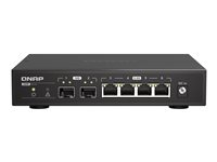 QNAP QSW-2104-2S - Conmutador - sin gestionar - 2 x 10 Gigabit SFP+ + 4 x 2.5GBase-T - sobremesa QSW-2104-2S