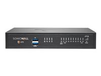 SonicWall TZ470 - Essential Edition - aparato de seguridad - con 1 año TotalSecure - GigE, 2.5 GigE - escritorio 02-SSC-6792
