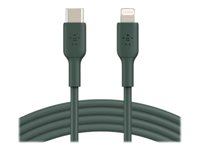 Belkin BOOST CHARGE - Cable Lightning - Lightning macho a USB-C macho - 1 m - verde noche - suministro de potencia USB (18W) - para Apple iPad/iPhone/iPod (Lightning) CAA003BT1MMG