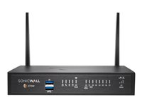 SonicWall TZ370W - Aparato de seguridad - GigE - Wi-Fi 5 - 2.4 GHz, 5 GHz - escritorio 02-SSC-8058