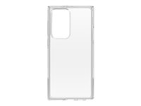 OtterBox Symmetry Series Clear - Carcasa trasera para teléfono móvil - antimicrobiano - policarbonato, goma sintética - transparente - para Samsung Galaxy S22 Ultra 77-86547