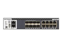 NETGEAR M4300-8X8F - Conmutador - L3 - Gestionado - 8 x 10/100/1000/10000 + 8 x 10 Gigabit SFP+ - flujo de aire de delante hacia atrás - montaje en rack XSM4316S-100NES