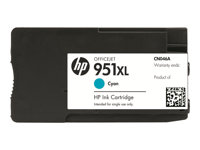 HP 951XL - 24 ml - Alto rendimiento - cián - original - cartucho de tinta - para Officejet Pro 251dw, 276dw, 8100, 8600, 8600 N911a, 8610, 8615, 8616, 8620, 8625, 8630 CN046AE#301