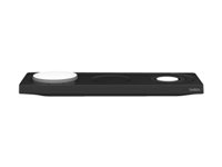 Belkin BOOST CHARGE PRO 3-in-1 - Base de carga inalámbrica - Fast Charge - negro - para Apple AirPods; AirPods Pro; iPhone 12, 13; Watch WIZ016VFBK