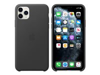 Apple - Carcasa trasera para teléfono móvil - cuero, aluminio mecanizado - negro - para iPhone 11 Pro Max MX0E2ZM/A?ES