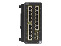 Cisco Catalyst - Módulo de expansión - Gigabit Ethernet x 14 + SFP (mini-GBIC) x 2 - para Catalyst IE3300 Rugged Series IEM-3300-14T2S=