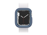OtterBox EXO EDGE - Amortiguador para reloj inteligente - policarbonato, TPE - azul - para Apple Watch (41 mm) 77-87563