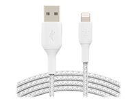 Belkin BOOST CHARGE - Cable Lightning - Lightning macho a USB macho - 1 m - blanco - para Apple iPad/iPhone/iPod (Lightning) CAA002BT1MWH