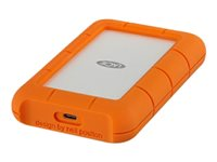 LaCie Rugged USB-C - Disco duro - 4 TB - externo (portátil) - USB 3.1 Gen 1 (USB-C conector) - naranja STFR4000800