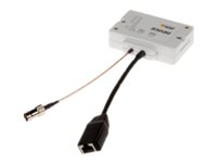 AXIS T8643 PoE+ over Coax Compact - Convertidor de medios - 100Mb LAN - 10Base-T, 100Base-TX - RJ-45 / BNC 01468-001