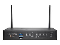 SonicWall TZ370W - Essential Edition - aparato de seguridad - con 1 año TotalSecure - GigE - Wi-Fi 5 - 2.4 GHz, 5 GHz - escritorio 02-SSC-6828