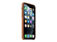 Apple - Carcasa trasera para teléfono móvil - cuero - montura marrón - para iPhone 11 Pro MWYD2ZM/A?ES