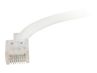 C2G Cat5e Non-Booted Unshielded (UTP) Network Patch Cable - Cable de interconexión - RJ-45 (M) a RJ-45 (M) - 3 m - UTP - CAT 5e - trenzado, uniboot - blanco 83124