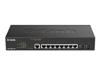 D-Link DGS 2000-10P - Conmutador - L3 - Gestionado - 8 x 10/100/1000 (PoE+) + 2 x Fast Ethernet/Gigabit SFP combinados - montaje en rack - PoE+ (65 W) DGS-2000-10P