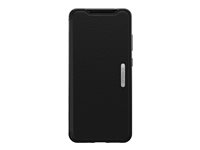 OtterBox Strada Series - Funda con tapa para teléfono móvil - cuero, policarbonato - negro sombra - para Samsung Galaxy S20 Ultra, S20 Ultra 5G 77-64298